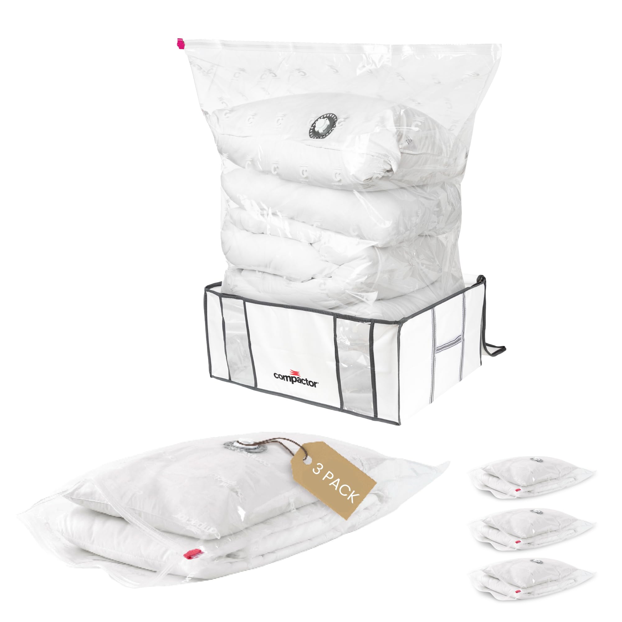 XXL Vacuum Storage System — Store 4X More With This Combo