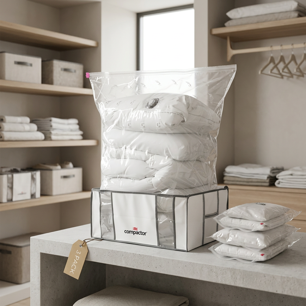 XXL Vacuum Storage System — Store 4X More With This Combo