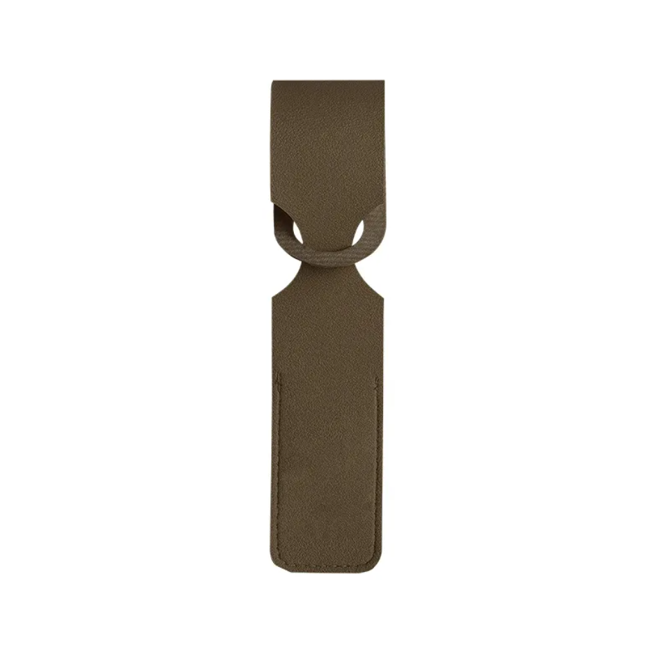 Leather Luggage Tag — Premium Business Travel Essential
